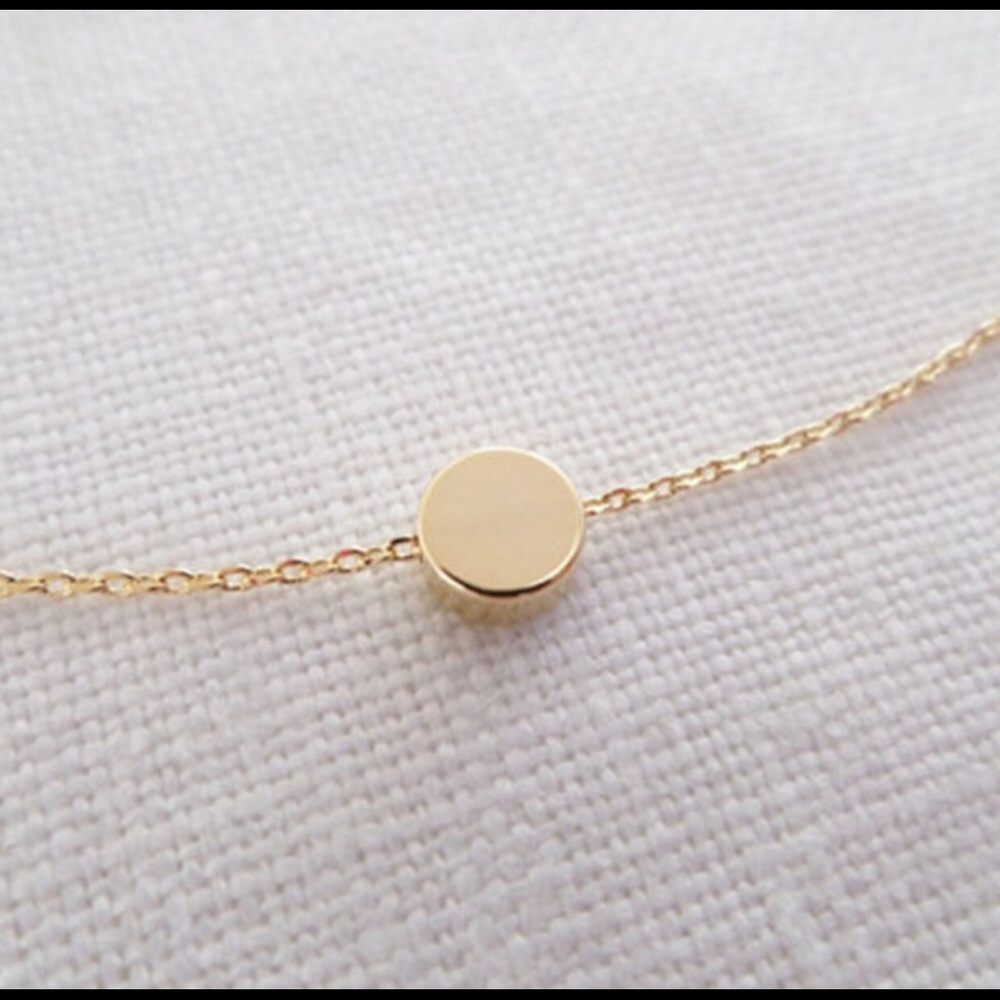 Simple Dot Dainty Pendant Necklace